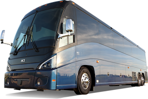 a transparent image of a charter bus